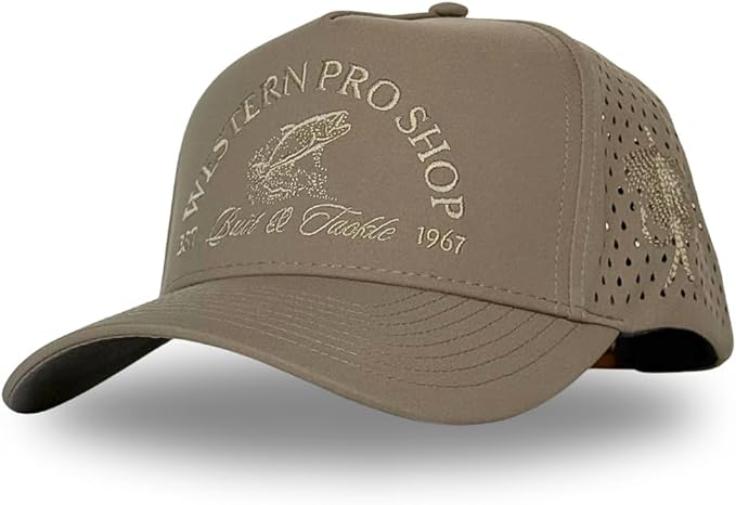 CITRUSY Athletic Trucker Golf Hat | Performance Mens 5 Panel Cap | Cool Breathable Waterproof Workout Running Snapback