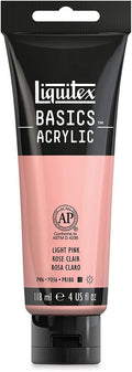 Liquitex BASICS Acrylic Paint, 118ml Tube, Light Pink by Liquitex