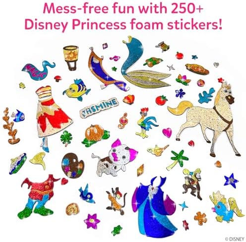 Skillmatics Foil Fun Disney Princess, Foil Art & Craft Kit, Gift for Kids