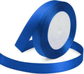 KMER LIFE Solid Color Royal Blue Satin Ribbon 5/8 Inches x 25 Yards, Ribbons by KMERLIFE