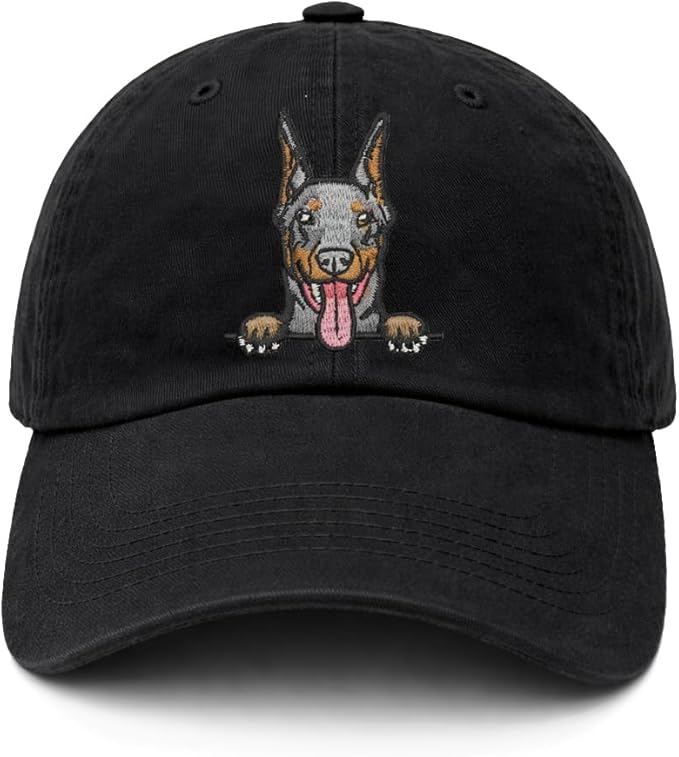 Pet Dog Lover Gifts,Embroidered Dog Baseball Hats for Men Women Dad Mom