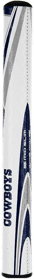 SuperStroke NFL Golf Putter Grip, Mid Slim 2.0, Cross-Traction Control Texture for Max Feel and Comfort