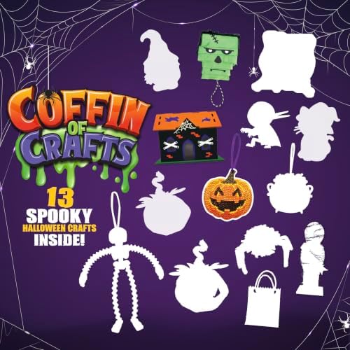 Coffin Of Crafts Halloween Advent Calendar - 13 Halloween Crafts for Kids