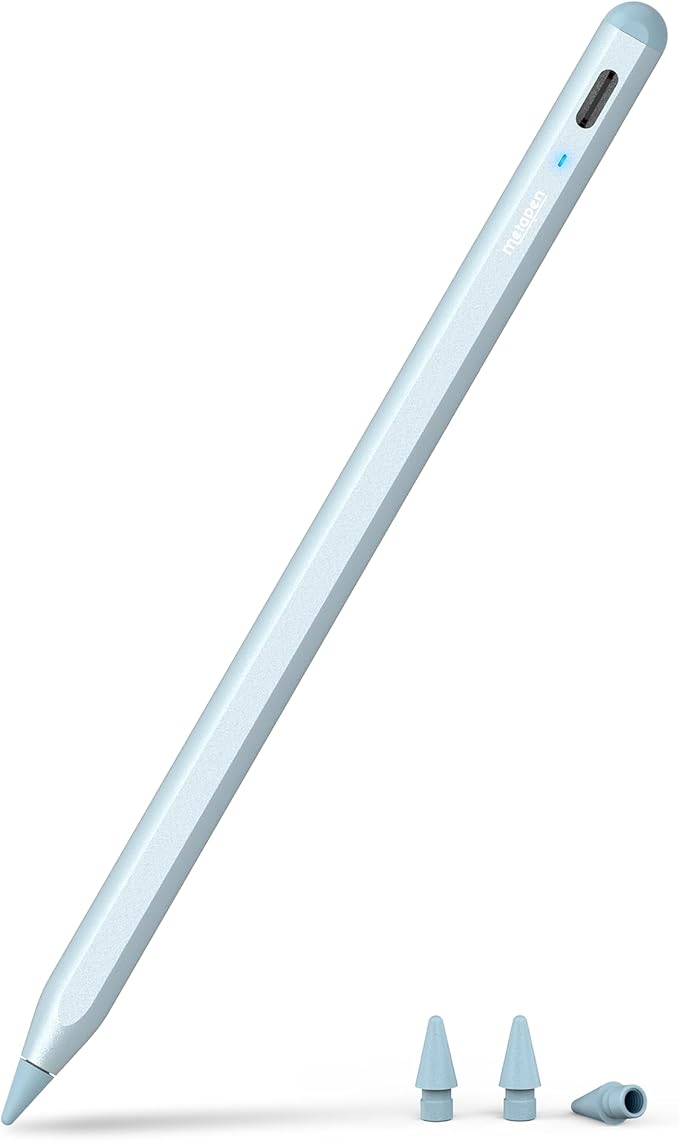 Metapen Pencil A8 for Apple iPad 2018-2025, Tilt Sensitivity, Pixel Precision by metapen