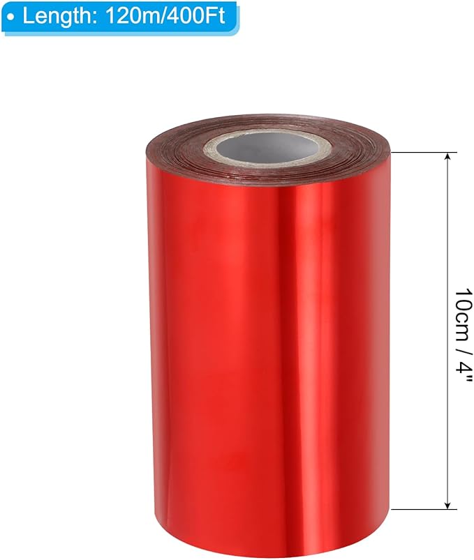 PATIKIL 4"x400Ft Hot Stamping Foil Paper, Heat Transfer Hot Stamping Paper Foil - Image 2