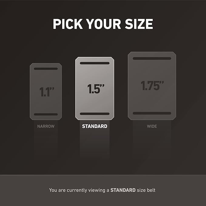GRIP6 Classic Belt - 1.5-Inch Adjustable Nylon Belts - Versatile Lifestyle and Tactical Belt for Men and Women