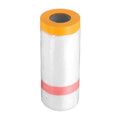 HARFINGTON Pre-Taped Masking Film 43.3" x65.6ft Double Adhesive Tape and Drape by HARFINGTON