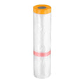 HARFINGTON Pre-Taped Masking Film 157.5" x65.6ft Double Adhesive Tape and Drape by HARFINGTON