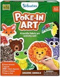 Skillmatics Poke-in Art – Animals, Wood Craft Kit, Gift for Boys & Girls