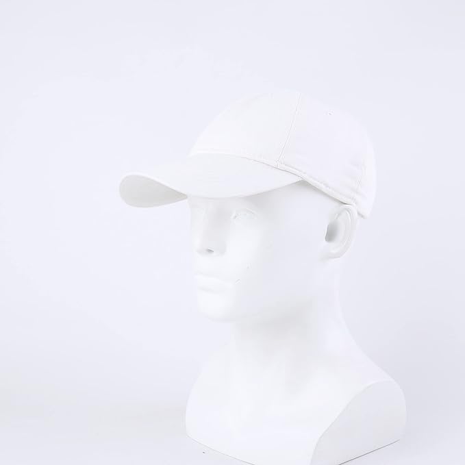 LANGZHEN Unisex Baseball Cap 100% Cotton Fits Men Women Washed Denim Adjustable Dad Hat