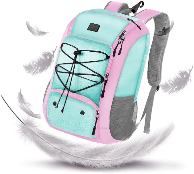 MATEIN Baseball Backpack, Softball Bat Bag with Shoes Compartment for Youth, Boys and Adult, Lightweight Baseball Bag with Fence Hook Hold TBall Bat, Batting Mitten, Helmet, Caps, Teeball Gear