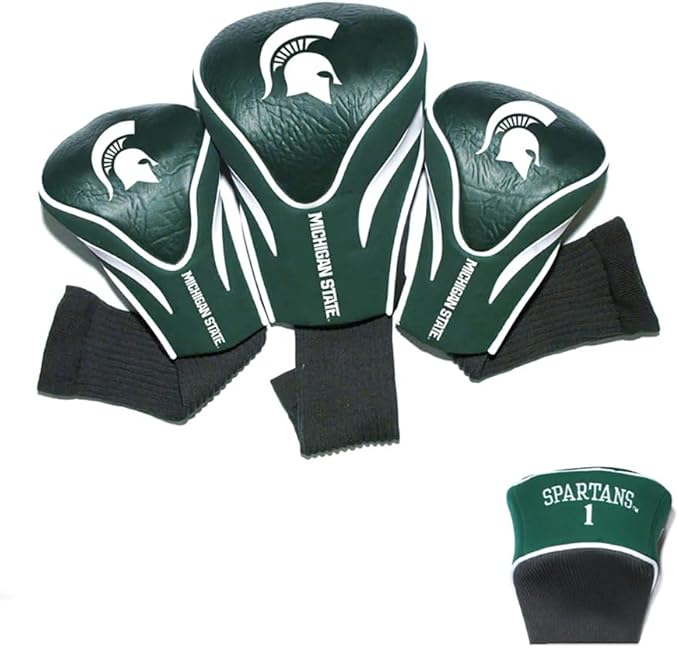 Team Golf NCAA Florida Gators Contour Golf Club Headcovers (3 Count) Numbered 1, 3, & X, Fits Oversized Drivers, Utility, Rescue & Fairway Clubs, Velour Lined for Extra Club Protection