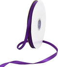 TONIFUL 3/8 Inch x 100yds Purple Satin Ribbon Thin Solid Fabric Ribbons Roll by TONIFUL