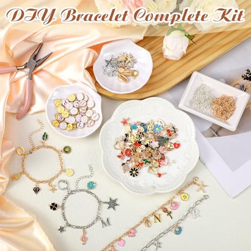Highergo 870 Pcs Beach Charms Lip Gloss Keychain Making Kit DIY Craft