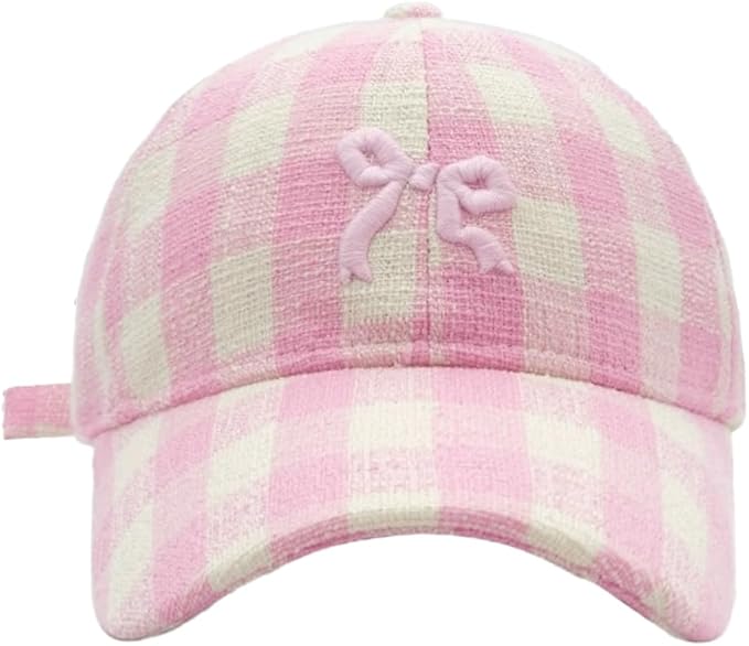 Bow-Tie Baseball Cap for Women Fashion Y2k Sun Visors Bright Color Trucker Hat Wide Brim Visor Cap for Travel Vacation 2026