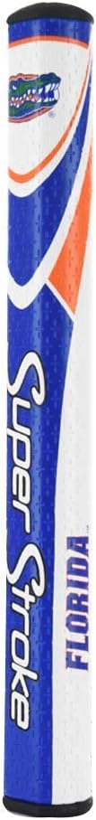 SuperStroke NCAA Golf Putter Grip, Ohio State University (Mid Slim 2.0) | Cross-Traction Surface Texture and Oversized Profile | Even Grip Pressure for a More Consistent Stroke | Non-Slip Grip