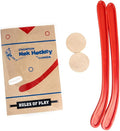 Carrom Champion Nok Hockey Game Equipment Set — Includes 2 Sticks and 2 Wood by Carrom