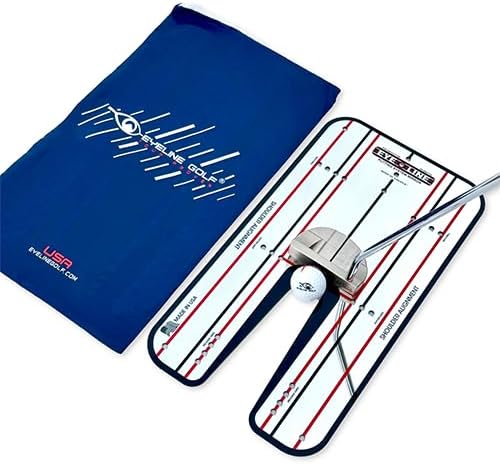Genuine EyeLine Golf Alignment Putting Mirror - Top Training Aid on The PGA Tour - See Rapid Improvement - Helps Beginner, Junior, and Scratch Golfers