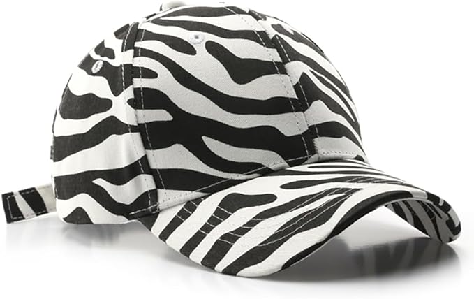 Striped Cap Unisex Baseball Cap Casual Sun Hat
