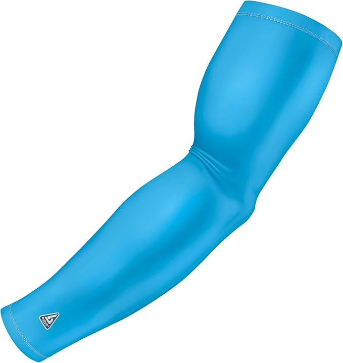 B-Driven Sports Pro-Fit Compression Arm Sleeve for Men, Women & Youth, Volleyball Baseball Basketball Weightlifting - Single