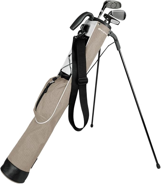Orlimar Pitch ’n Putt Lightweight Sunday Golf Bag with Stand, Ultra-Light Carry Design, Two-Way Divider Top, Shoulder Strap, Compact Carry Golf Bag for Men & Women
