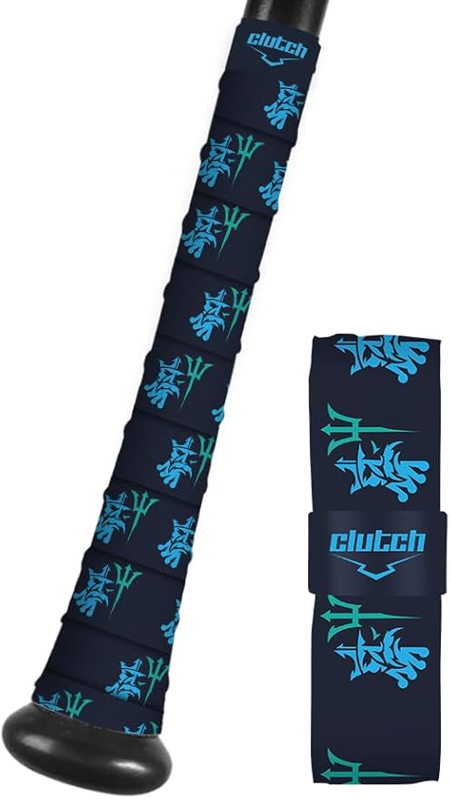Clutch Sports Apparel All-Weather Bat Grip Tape, 1.1mm Cushioned & Non-Slip for Baseball & Softball, Durable & Multi-Sport Performance for Youth & Adult Players