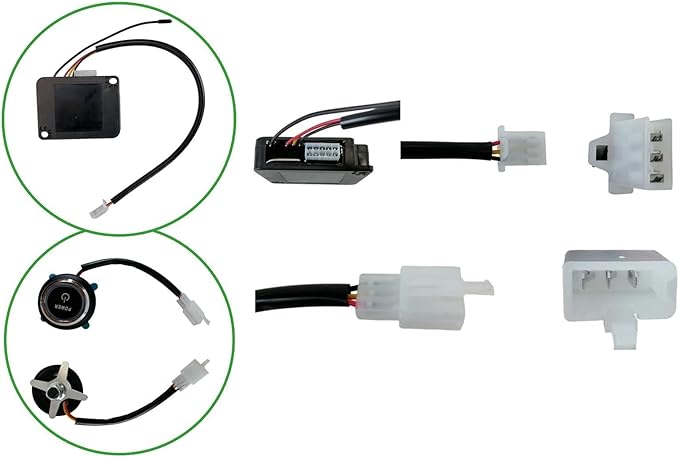 JOEEGO 48V Power Push Button Start System for Golf Cart D5 & D-Max Series, Replaces OEM# 2.04.1175