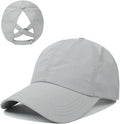 Cross Hat Womens Baseball Cap -Cross Ponytail Hat Baseball Cap