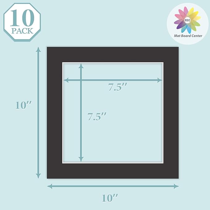 MBC Mat Board Center, 10 Pack 10x10 - Image 3