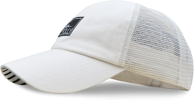 Baseball Cap for Women in Cute Dad Hat Design with Mesh to Stay Cool at The Beach in Summer