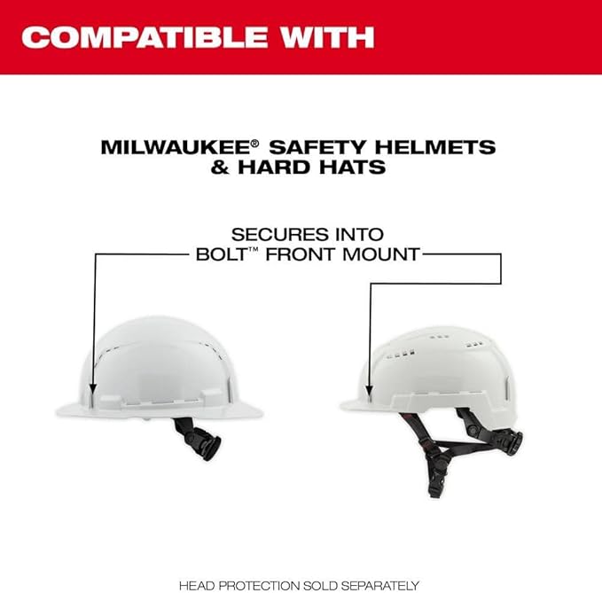 Milwaukee 48-73-1410 Clear Dual Coat Lens Eye Visor, Black/White