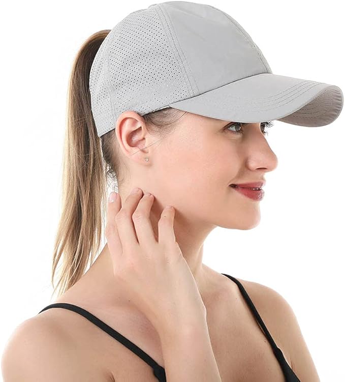 Cross Hat Womens Baseball Cap -Cross Ponytail Hat Baseball Cap