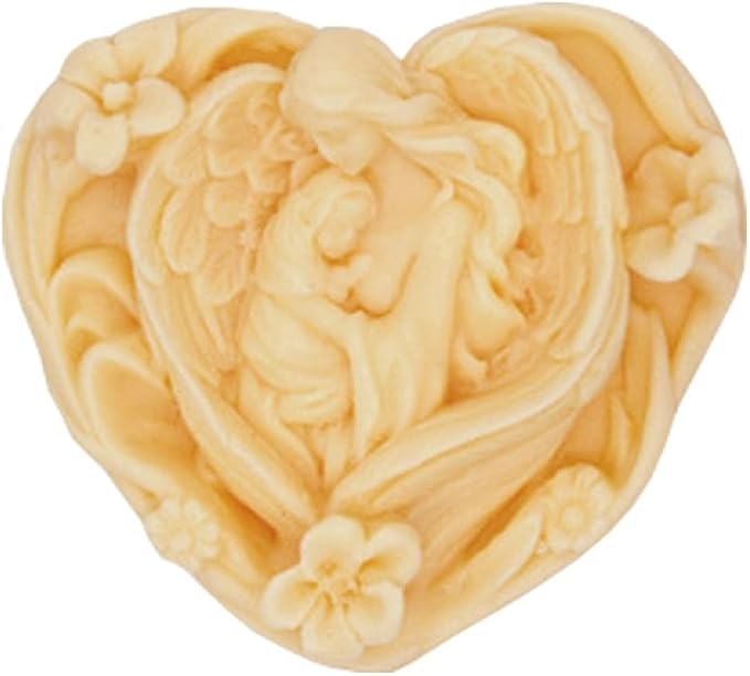 Maria Heart Shape Handmade Soap Mold Heart Shape Silicone Mold by ESEENSSiliconeMolds