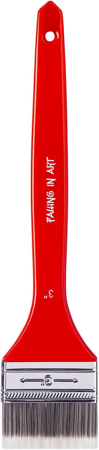 Falling in Art Flat Paddle Paint Brush by FallinginArt