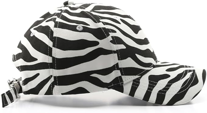 Striped Cap Unisex Baseball Cap Casual Sun Hat