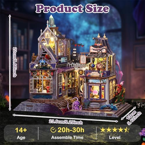 DIY Miniature House Kit, Mini House Building kit for Adults, Magic Ocean