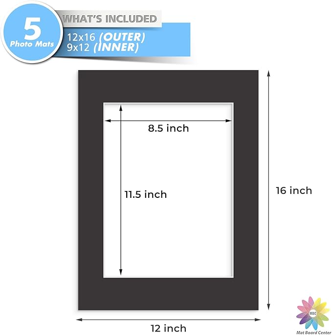 MBC Mat Board Center, 5 Pack 12x16 - Image 3