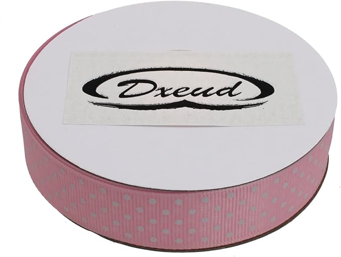 Polka Dot Grosgrain Ribbon 25 Yard Each Roll 100% Polyester - Image 3
