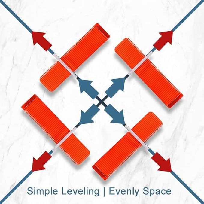 Tile Leveling System Clips 1/16" Tile Leveler Clips 1.5mm 2000 Pcs DIY Tile - Image 5