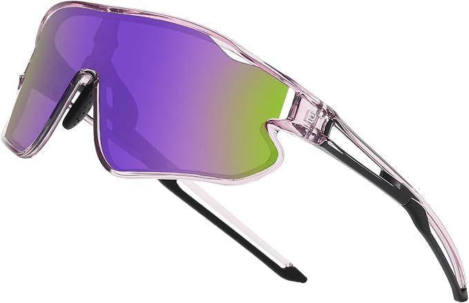 DUCO Kids Sunglasses Youth Baseball Sun Glasses Lightweight TR90 Frame UV400 Sports Cycling Shades for Boys Girls DK268