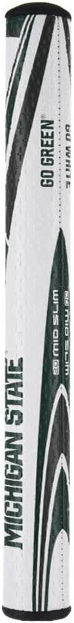 SuperStroke NCAA Golf Putter Grip, Ohio State University (Mid Slim 2.0) | Cross-Traction Surface Texture and Oversized Profile | Even Grip Pressure for a More Consistent Stroke | Non-Slip Grip