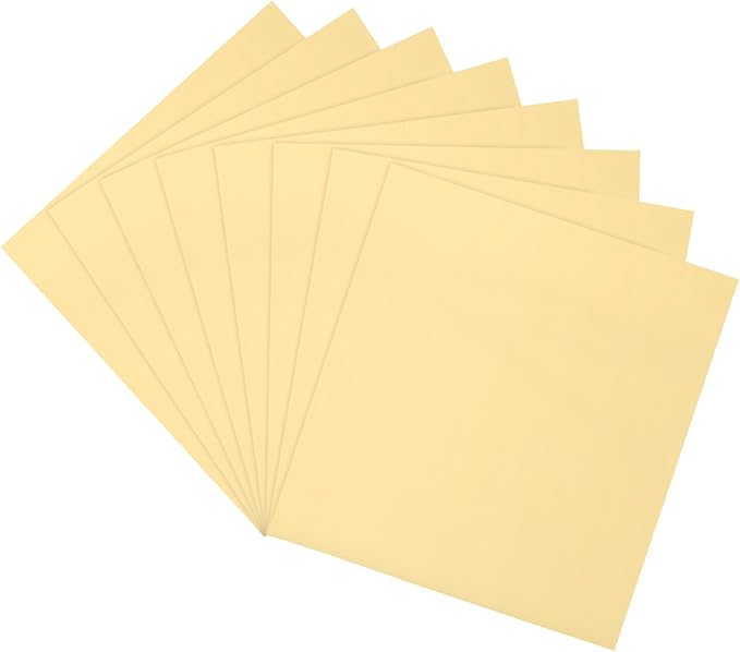 MECCANIXITY 50 Pack Toner Reactive Foil, Deco Foil Transfer Sheets 8.5"x11" A4 by MECCANIXITY