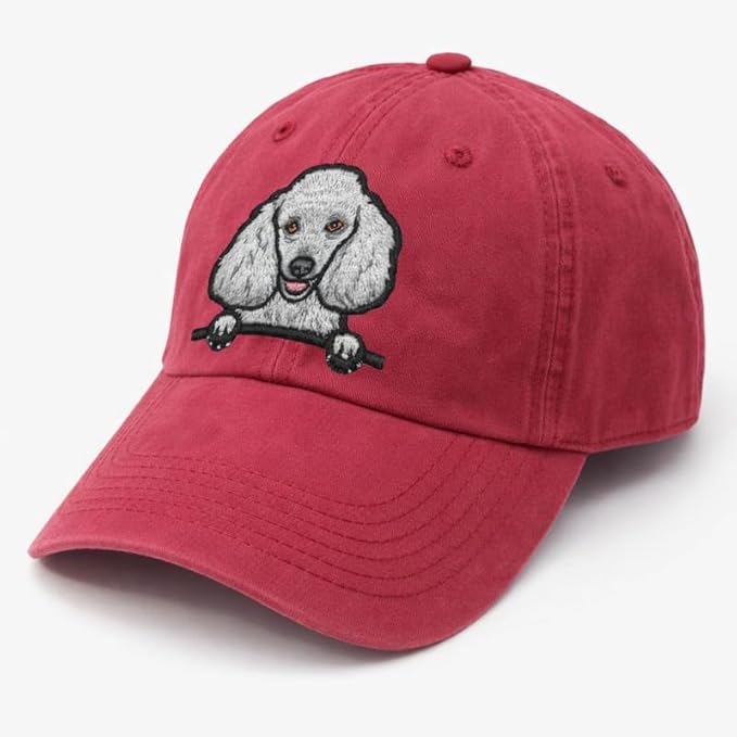 Pet Dog Lover Gifts,Embroidered Dog Baseball Hats for Men Women Dad Mom