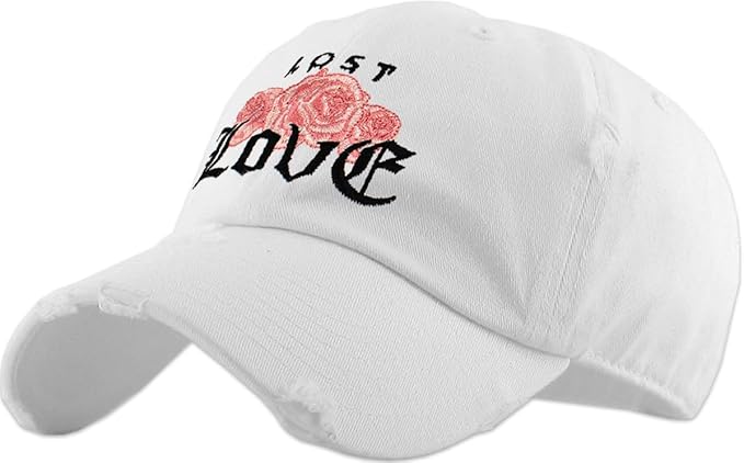 Rose Flowers Love Good Vibes Men Women Dad Hat Baseball Cap Adjustable Unisex