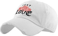 Rose Flowers Love Good Vibes Men Women Dad Hat Baseball Cap Adjustable Unisex