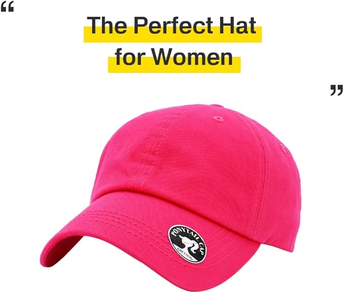 Classic Plain Ponytail Messy High Bun Headwear Adjustable Cotton Trucker Mesh Glitter Hat Baseball Cap