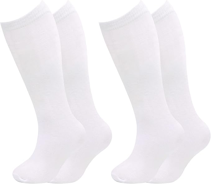 Sarfel Kids Soccer Socks Toddler Soccer Socks Girls Boys Soccer Socks Kids Tube Socks with Stripes Toddler Knee High Socks