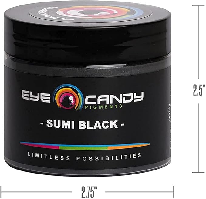 Eye Candy Pigments Premium Black Mica Powder - Image 8
