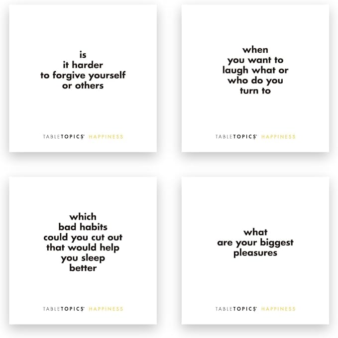 TableTopics Happiness Question Card Game - Image 5