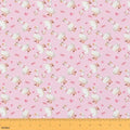 Cute Goose Fabric by The Yard,Kawaii Goose Farm Animal Soft Polyester No Stretch Fabric,Coquette Bowknot Decorative Fabrics,Pink White Crafts & Sewing Supplies,10 Yards,360" L x 59" W